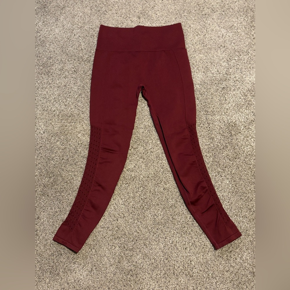 Fabletics Burgundy Leggings